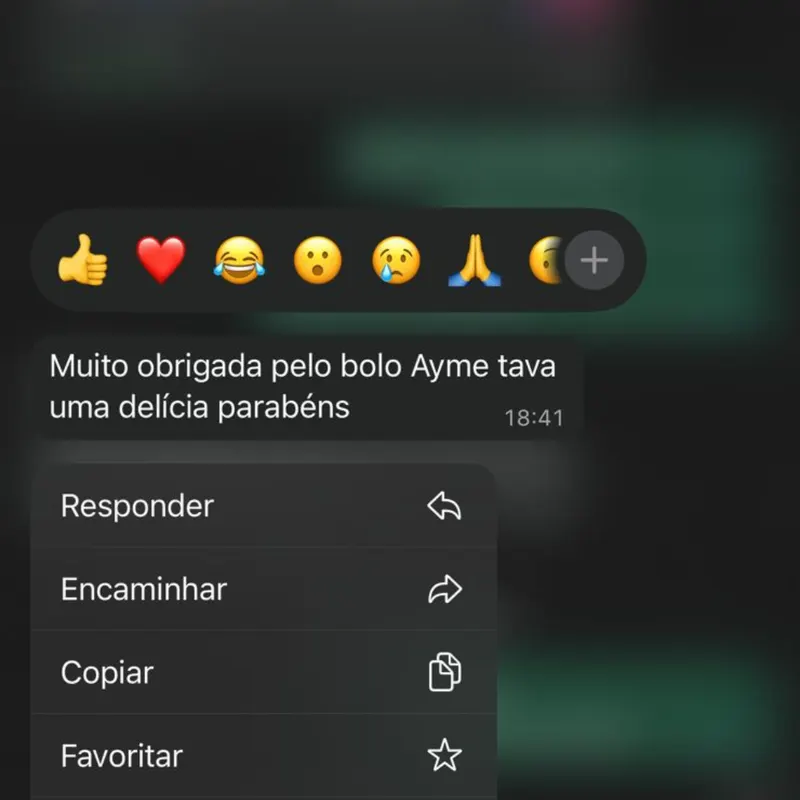 WhatsApp testimonial screenshot